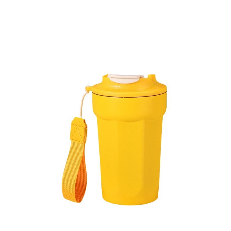 316 stainless steel octagonal cup, Coca-Cola portable cup, portable rope insulated cup, outdoor car water cup Item Picture