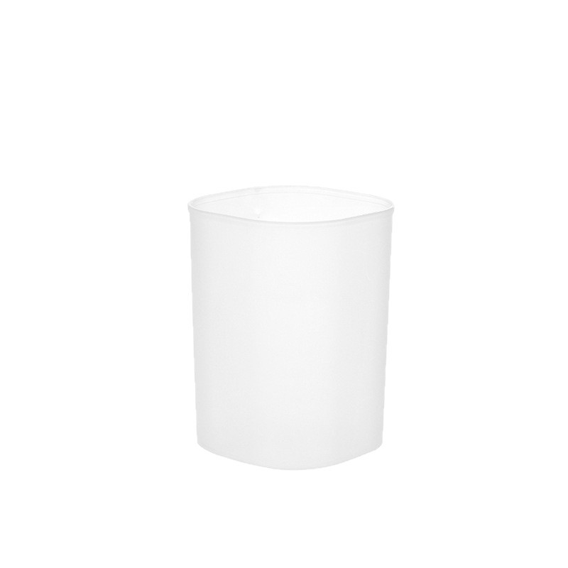 透明磨砂笔筒桌面收纳盒多功能文具筒化妆刷口红收纳筒笔架批发