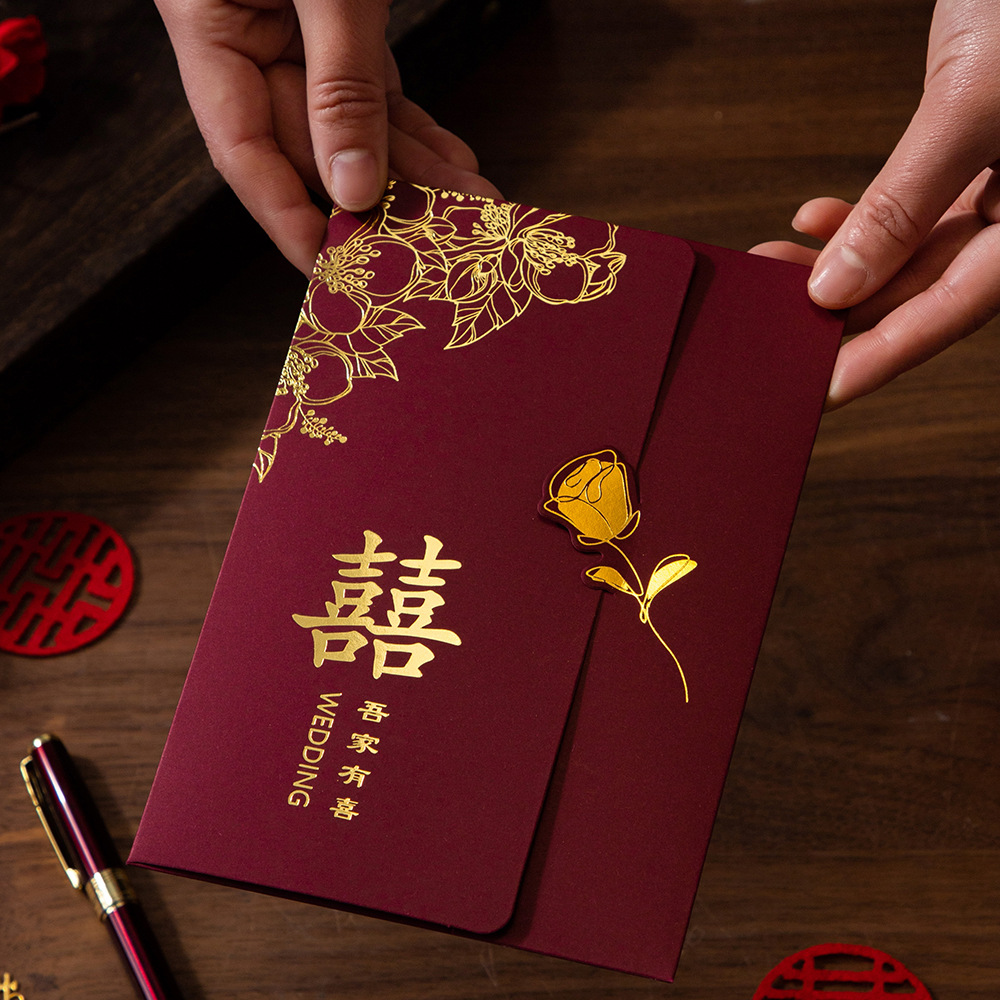 Wedding invitations, wedding special invitations, wedding invitations 2025 new style printed high-end paper invitation letters wholesale Application Scenario