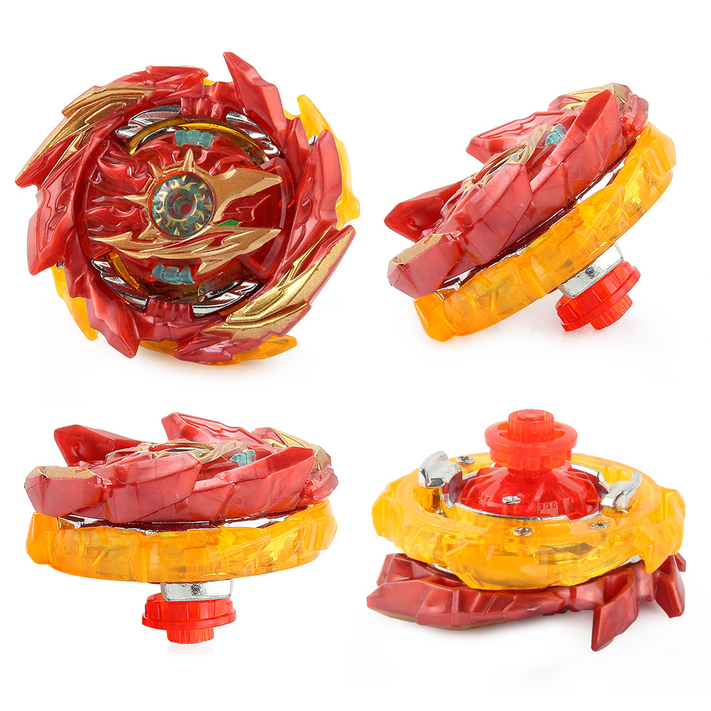 Factory supply Z brand burst gyroscope toy Super King Series B-159A Bidirectional pull ruler sword-shaped launcher box Specification image