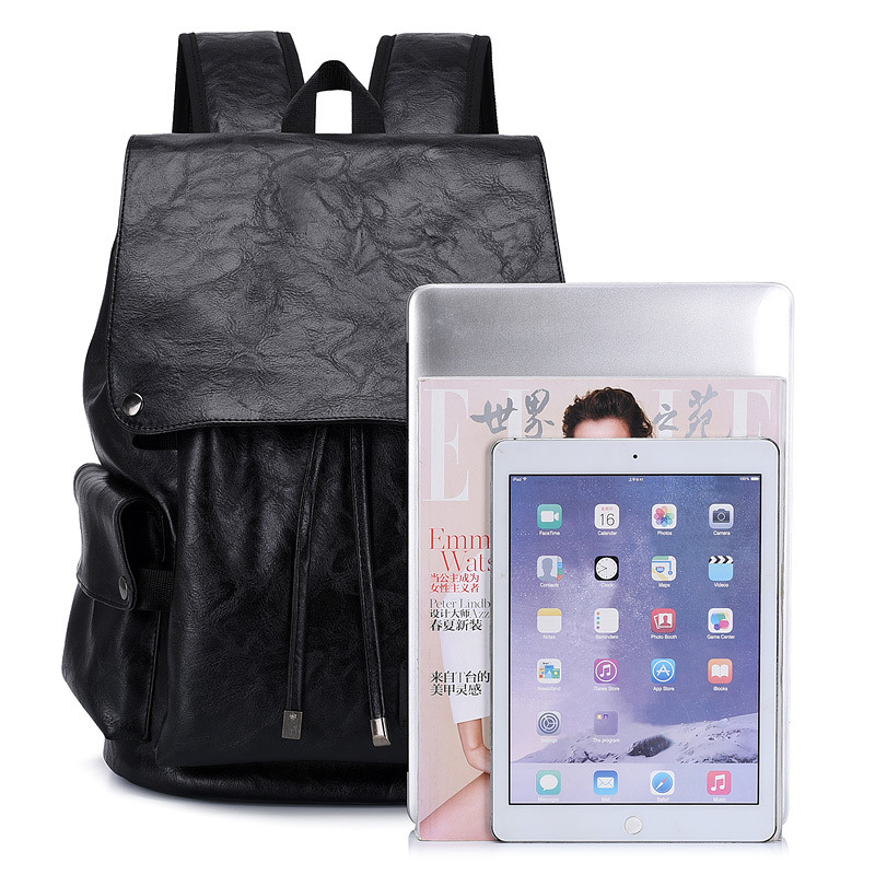 双肩包/大学生书包女/背包/双肩背包/双肩背白底实物图