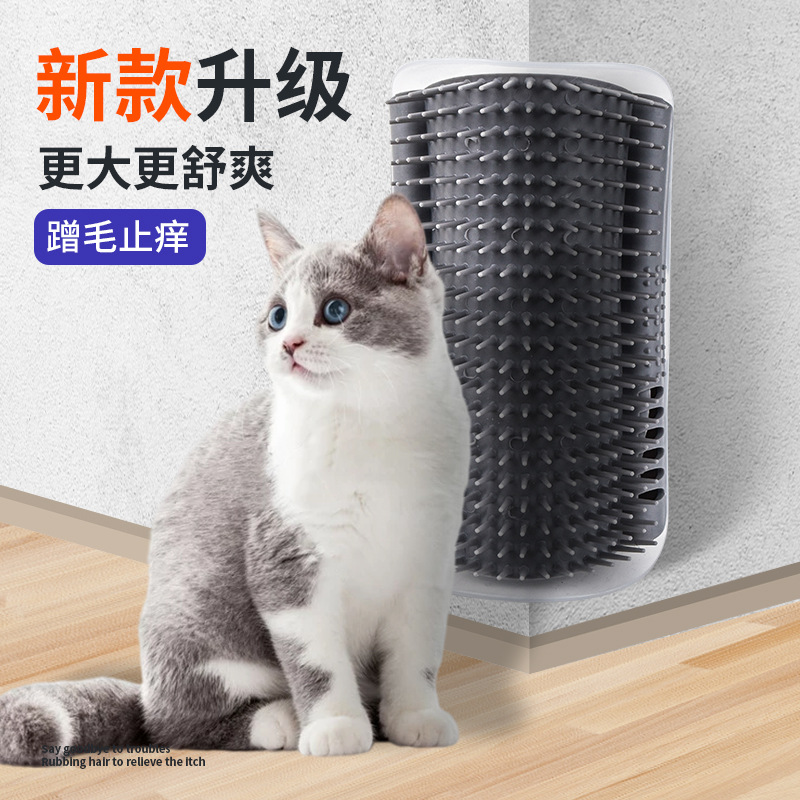 Cross-border cat scratch-scratching magic tool, corner hair rubbing device, cat self-entertainment toy, face rubbing massage, catnip toy wholesale details Picture