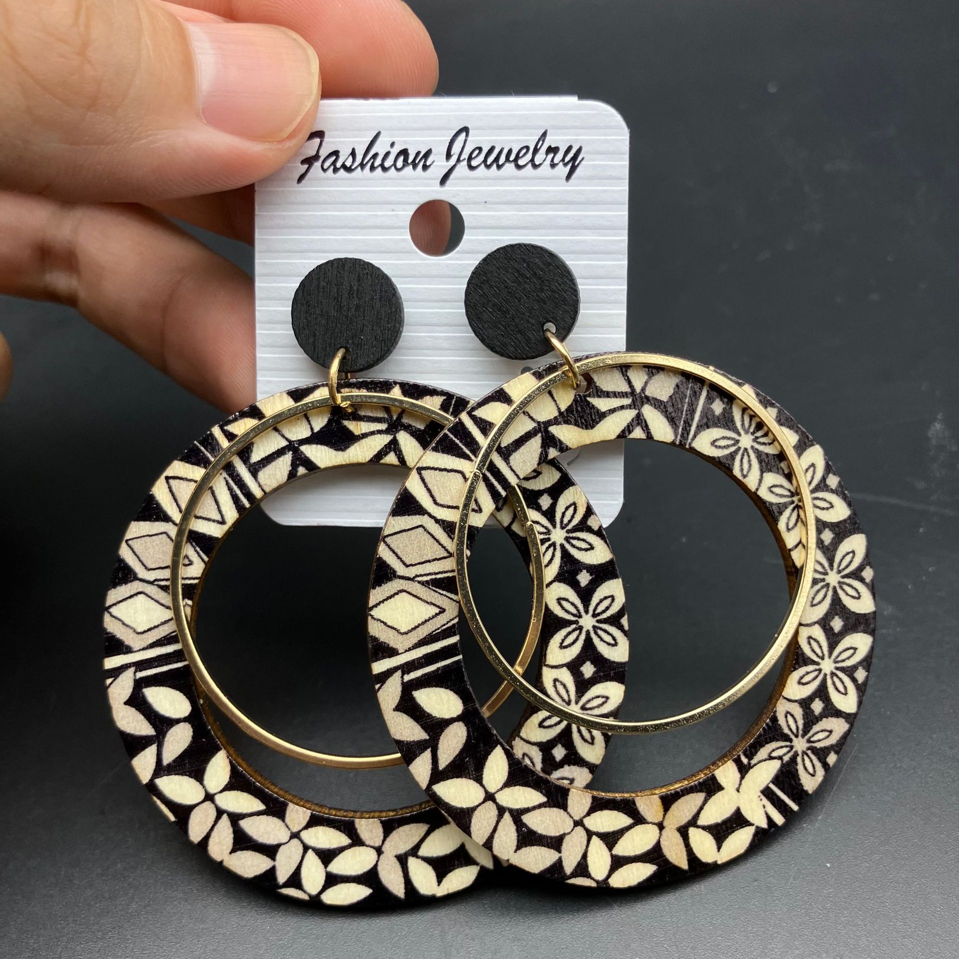Cross-Border Japanese Earrings Foreign Trade Yiwu Jewelry Manufacturers In The Stock Of Antique Retro Jewelry New