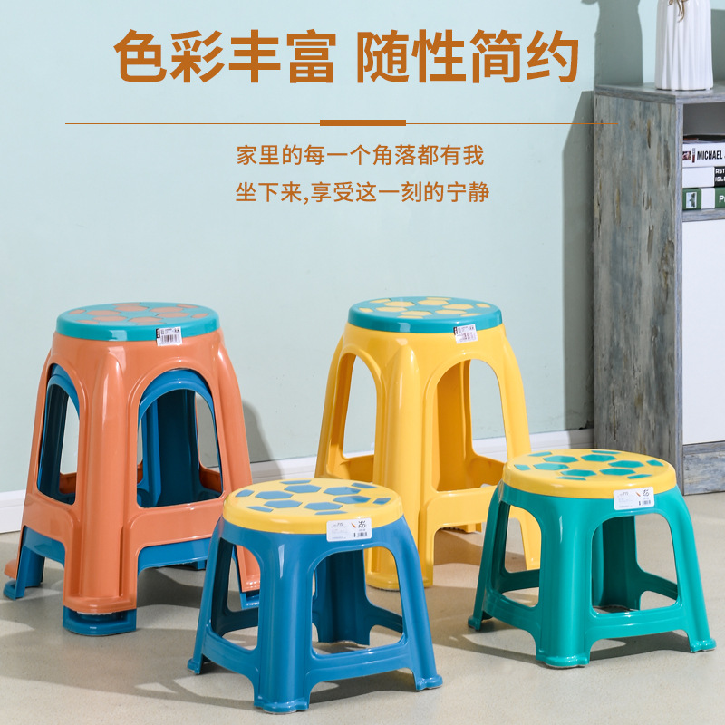 Yufeng thickened plastic stool, household stool, adult high stool, stackable children's small stool, plastic chair manufacturer Application Scenario