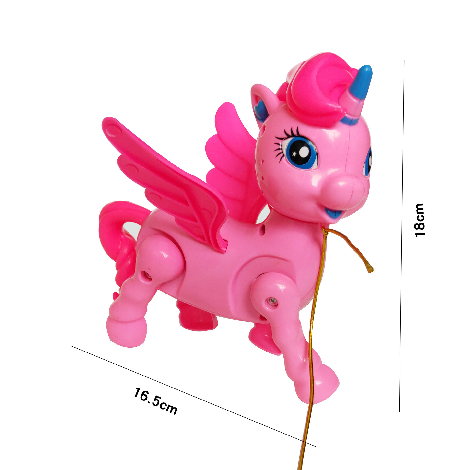 New Rope Creative With Light Music Electric Walking Unicorn Animal Stalls Children Automatic Toys Wholesale Item Picture