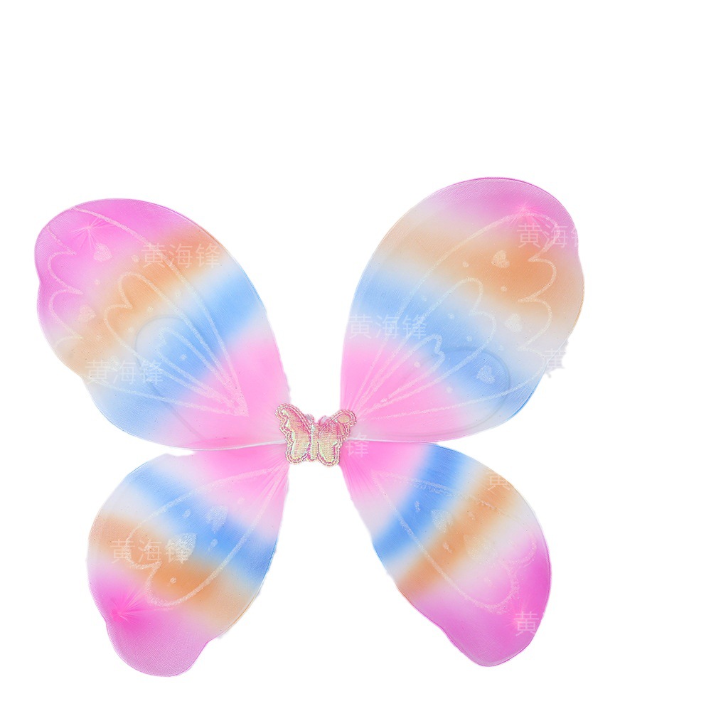 Manufacturers Spot Butterfly Wings Three Sets Of Children's Birthday Party Photo Decoration Props Net Red Stall Toys Item Picture