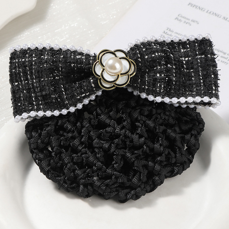 Hairpin, female professional nurse, hair net, little Xiangfeng, bank flight attendant, hair net, hair accessory, headwear, work tray, new look pic 6