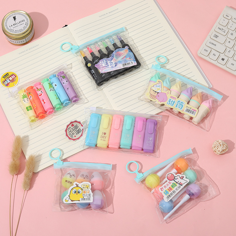 Colored key point pen marking pen details Picture