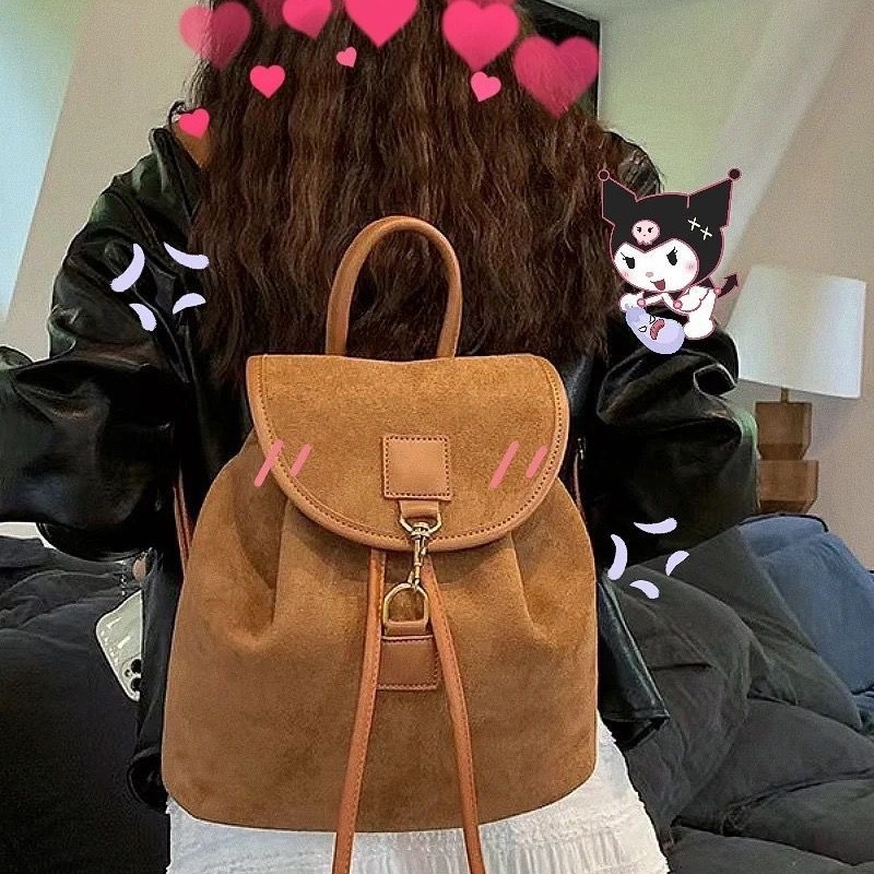 Fabricante fuente mochila 2023 nuevo estilo bolsa bolsa de mujer moda casual simple alto grado sentido cortex mochila estudiante Specification image