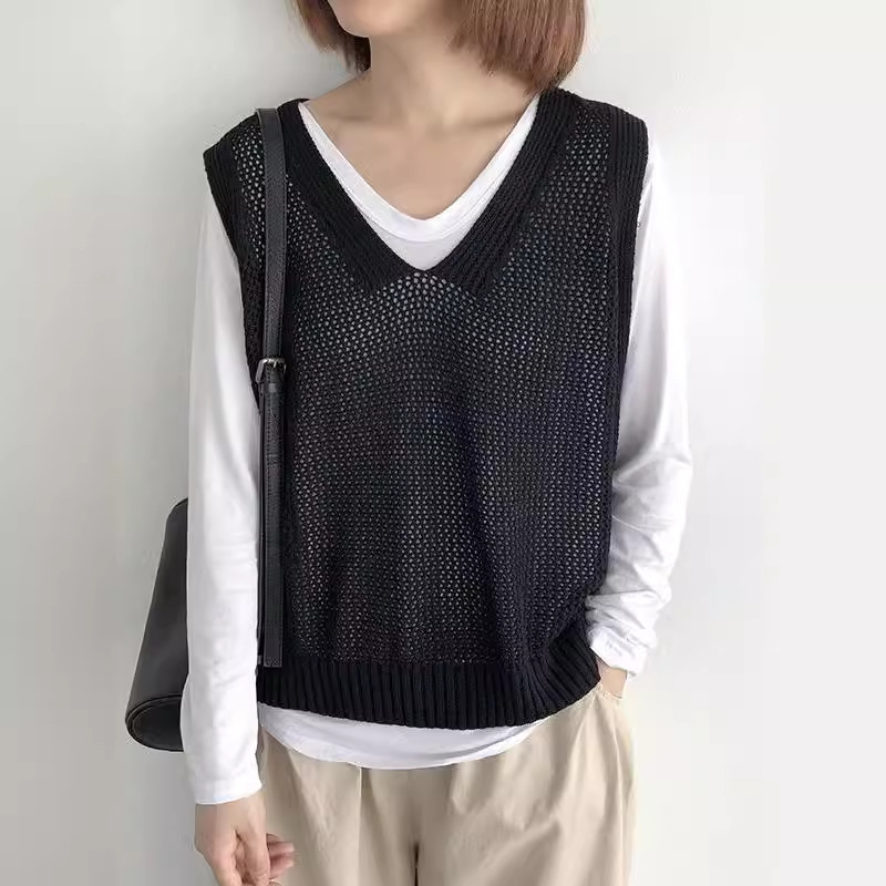 女式马甲实物图