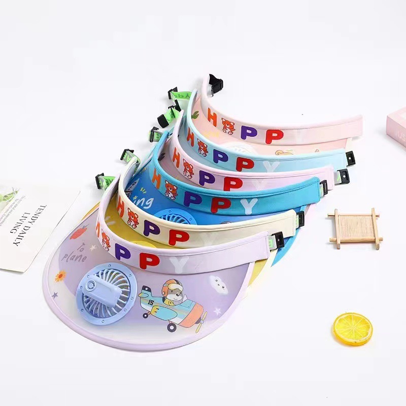 Children's Hat Children's Sun Protection Hat Cute Children's Fan Hat Summer Outdoor Travel Sun Protection Empty Top With Large Brim Hat Multiple Specifications Optional details Picture