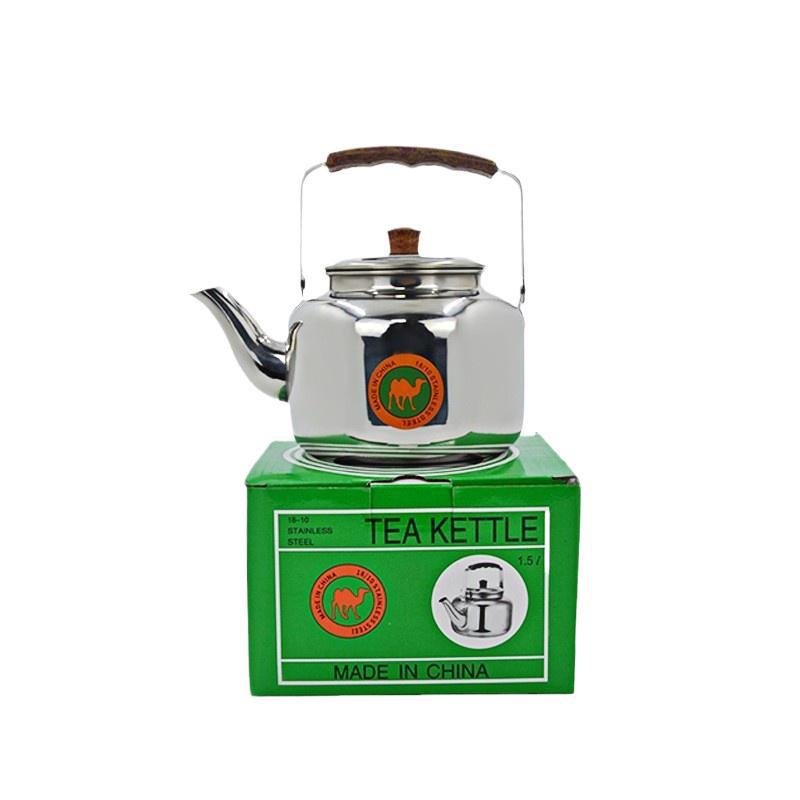 Chaozhou Stainless Steel Non-Magnetic Lily Kettle Kettle Hotel Induction Cooker Gas Stove Universal Kettle Tea Set Large Capacity Item Picture
