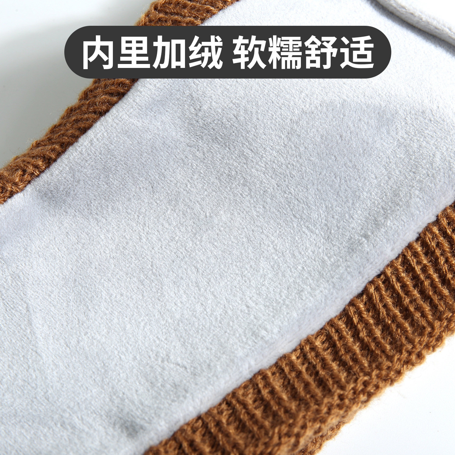 针织发带束发保暖运动头巾女秋冬包头豹纹时尚头套头箍加绒头饰 Application Scenario