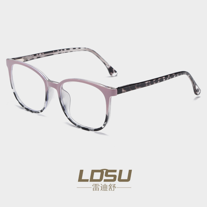 New cross-border TR9 spectacle frame, propionic acid pin temple, large frame, square frame for myopia, 81318 details Picture