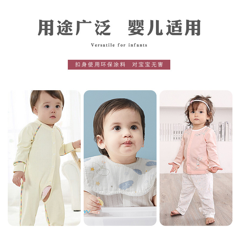 Five-Prong Button Installation Tool Set Hidden Button No-Stitch Button Baby Clothes Baby Button Button Four Small Button Application Scenario