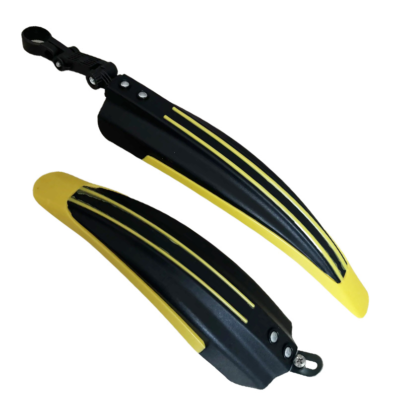 Bicycle mudguards, mountain bike two-color water barriers, bicycle road bike water barriers, mudguard tiles, bicycle accessories Specification image