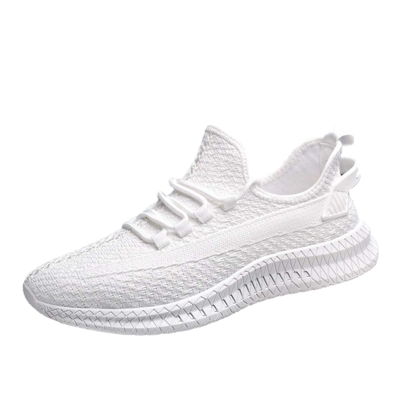 Cross-Border Foreign Trade Men's Shoes Casual Shoes Men's Fashion Shoes Men's Shoes Flying Woven Breathable Mesh Cloth Shoes Manufacturers Item Picture