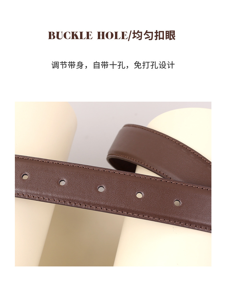 2025新款真皮皮带女士百搭针扣款装饰配牛仔裤宽腰带工厂现货批发详情9