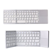 Cross-border wireless Bluetooth Mini three folding keyboard support three systems B033 notebook office book portable