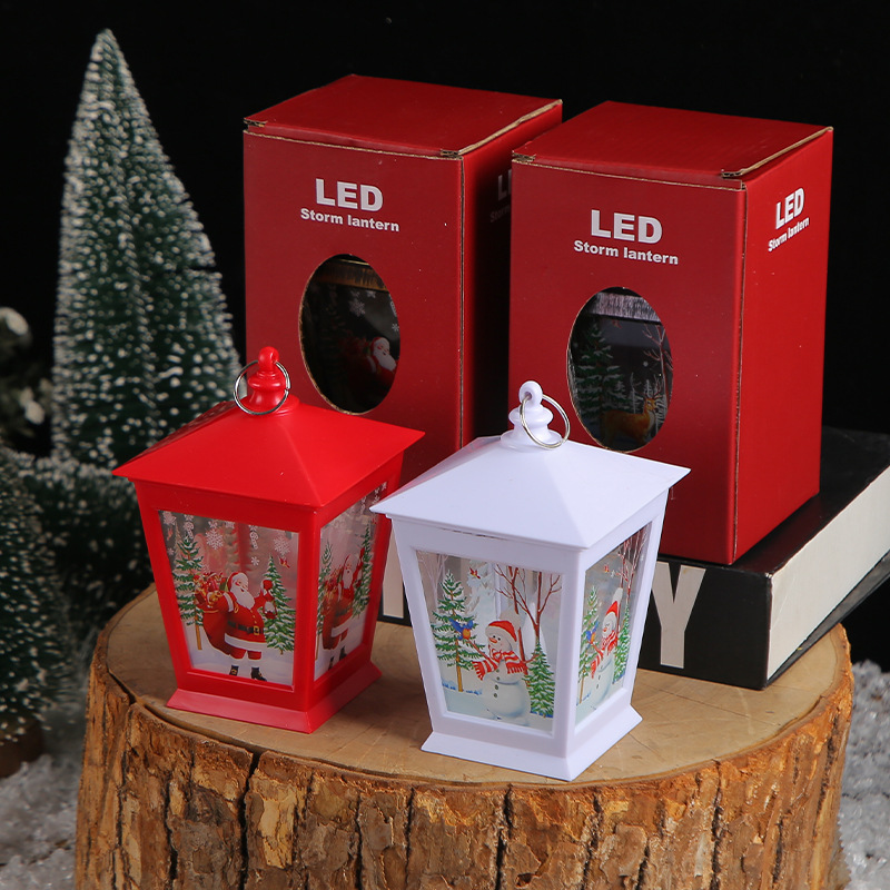 Christmas House Wind Light Cute Girl Christmas Night Light Portable Atmosphere Light Table Decoration Wholesale Specification drawing