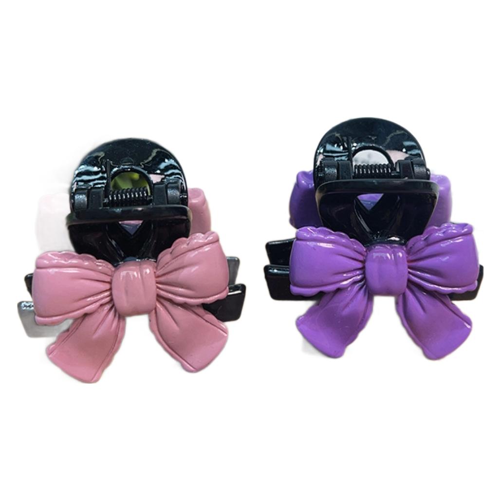 Exquisite three-dimensional bow, crystal small gripper, forehead clip, side clip, bangs clip, small hair clip, hair accessory for women Item Picture
