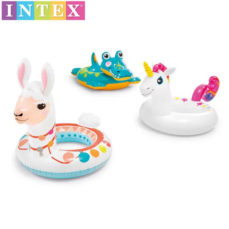 intex 59221 Inflatable cartoon animal underarm swimming ring Water products Children's swimming ring