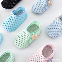 Baby floor socks baby summer thin indoor home non-slip insulation cool learning shoes children summer early education sock