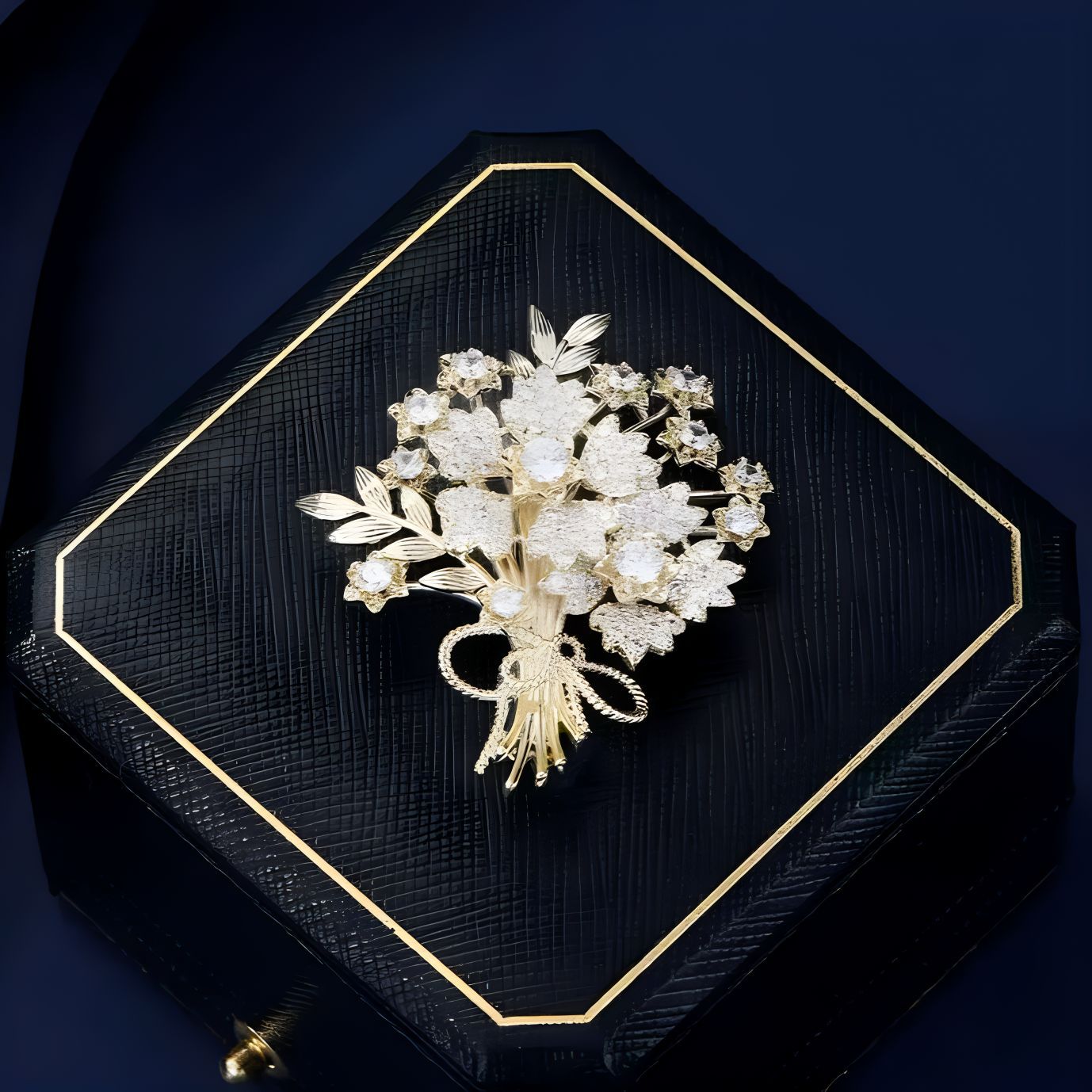 Fashionable and elegant money tree brooch, high-end women's versatile luxury decorative pin, secure clothes, corsage, suit accessory Specification image