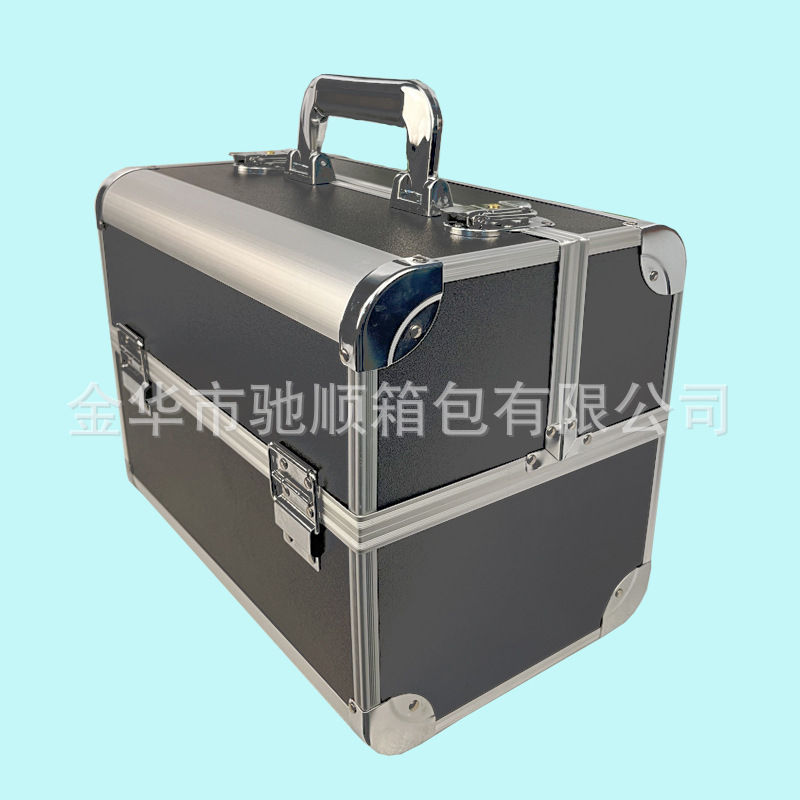 Wholesale of cross-border makeup boxes, large-capacity portable multi-layer cosmetics storage boxes, and large tattoo toolboxes details Picture