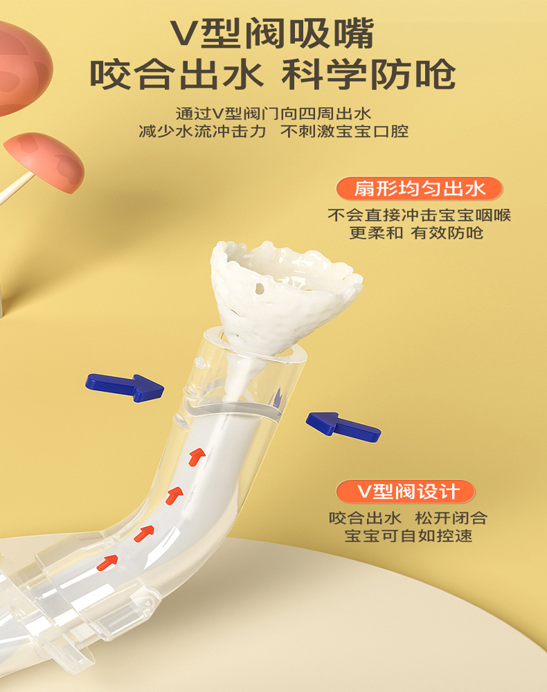 Baby Learning Cup Ppsu Children's Water Cup Baby Straw Bottle 6 Months Or More To Drink Water And Milk Item Picture