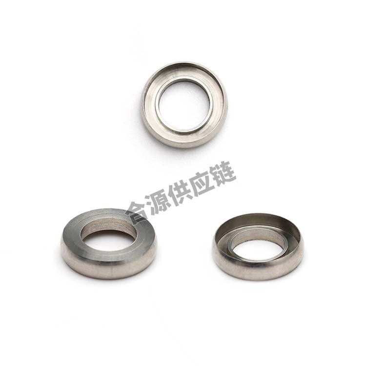 Heyuan Supply Chain side cover lathe hardware round cover hollow stainless steel accessories Item Picture