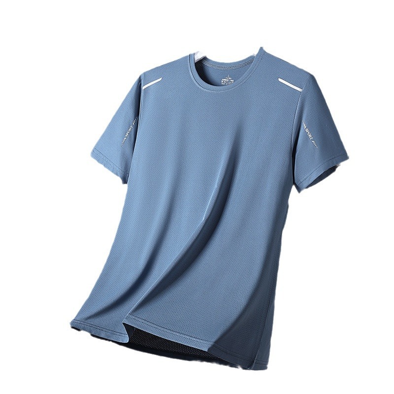 Summer new men's T-shirt, quick-drying sporty loose short-sleeved T-shirt, men's casual outdoor bestseller Application Scenario