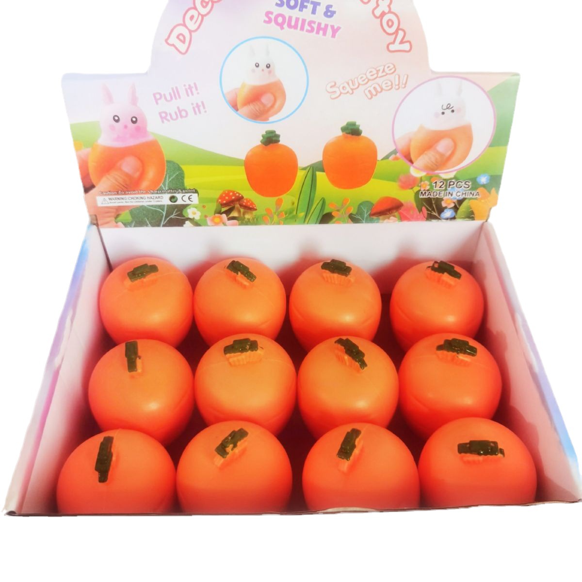 Manufacturers Direct Marketing Douyin With The Same Network Red Decompression Outlet Radish Rabbit Knead Music Creative Carrot Squeeze Toy Item Picture