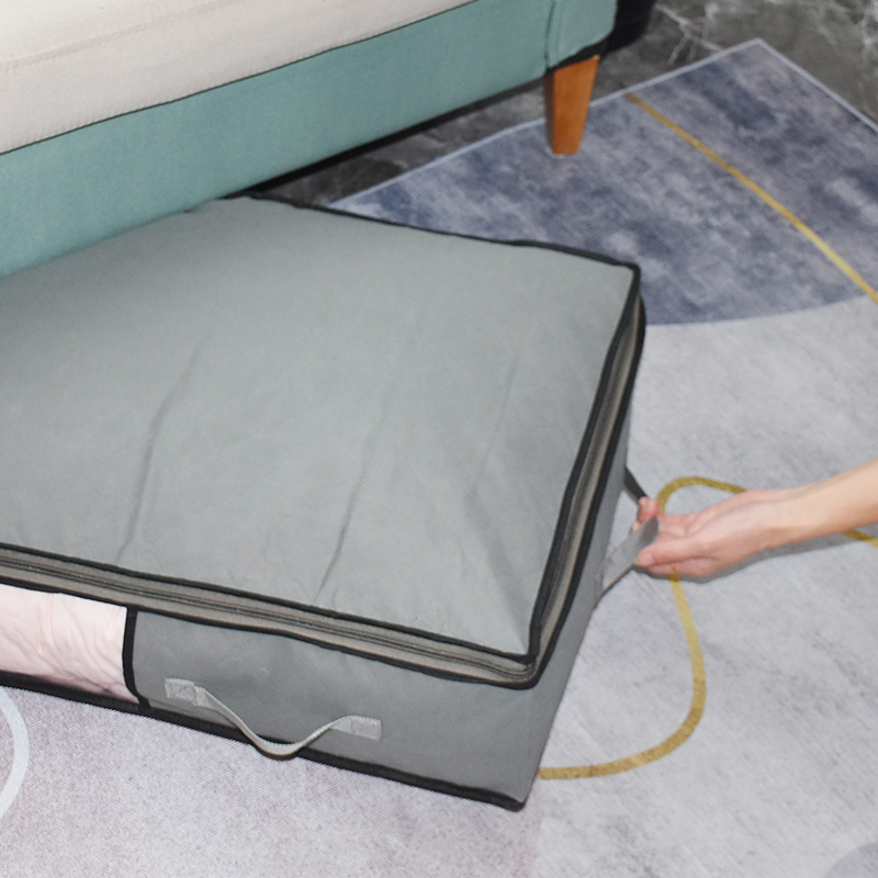Amazon bed under quilt storage bags, moving packing and organizing bags, household clothes, cotton quilts and fabric storage bags wholesale Application Scenario