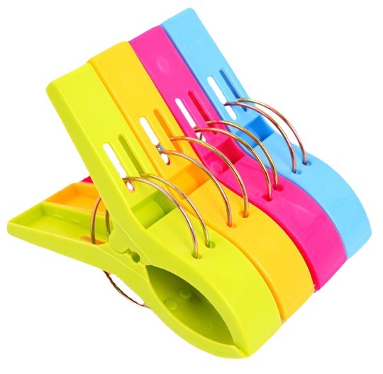 [Factory Spot] Special New Plastic Material Strong Windproof Clip Was Clipped To Sun Clipped Cross-Border Beach Item Picture