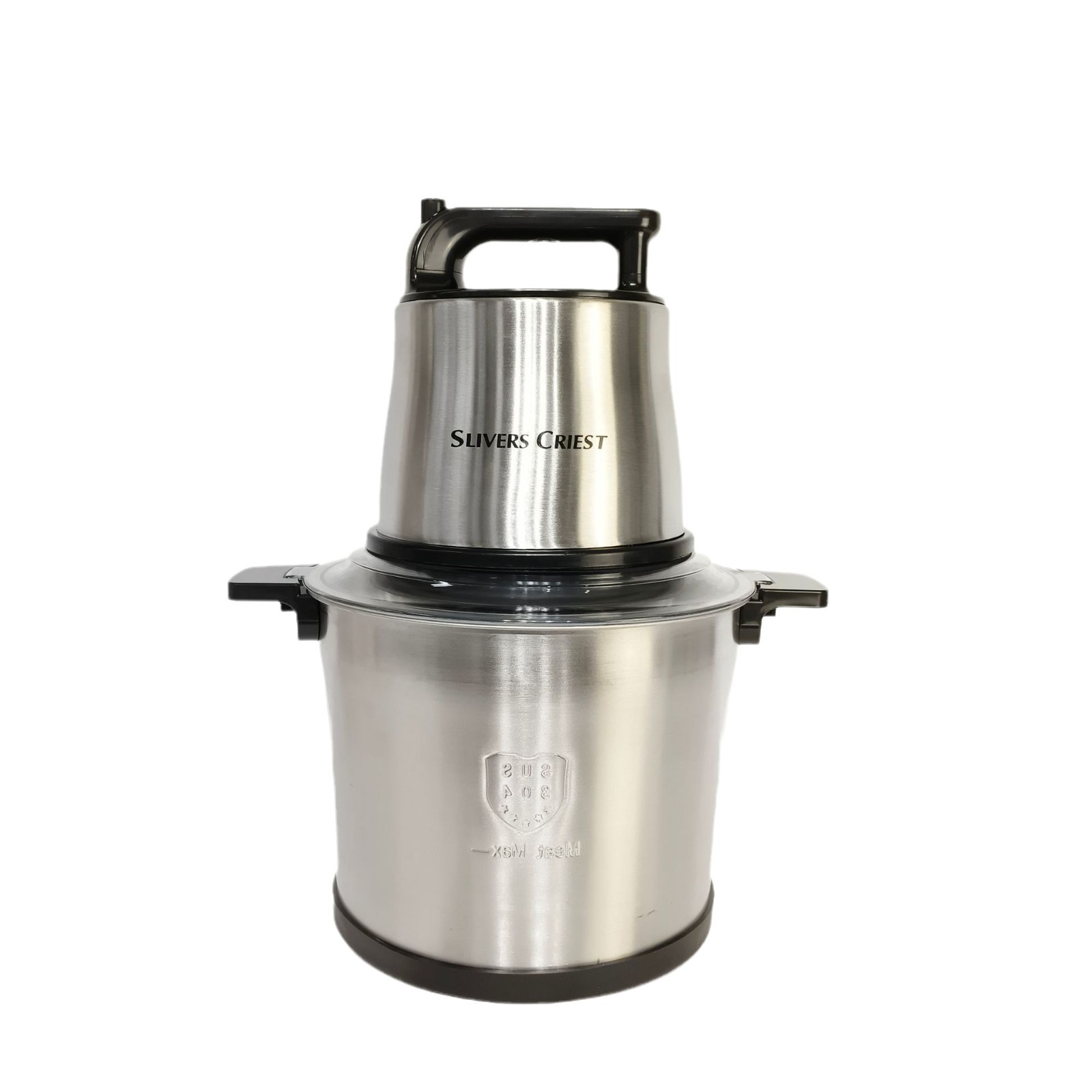 12L Stainless Steel Large-Capacity Meat Grinder For Foreign Trade, Commercial High-Power Vegetable Grinder, Meat Blending And Cooking Machine Item Picture