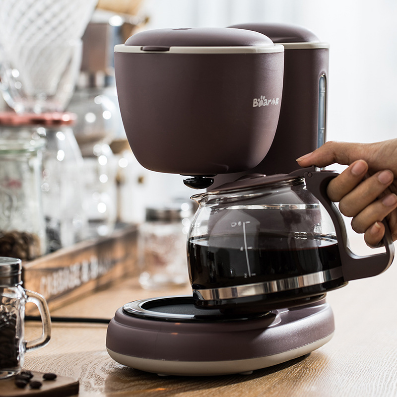 Bear/ BEAR KFJ-A06Q1 Coffee machine drip filter type household small multi-functional mini glass teapot Specification drawing