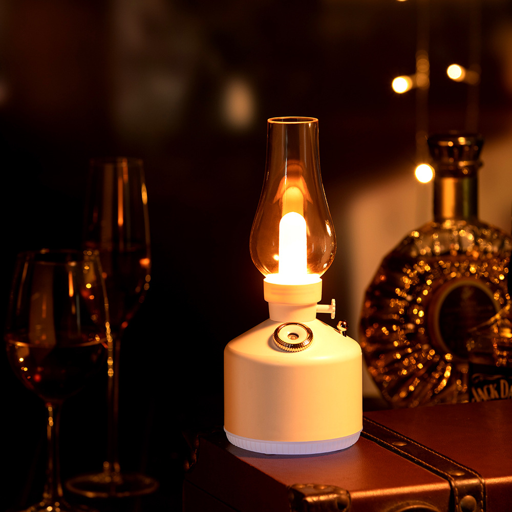 2022 New Model Kerosene lamp humidifier, cross-border retro home Office desktop Small Gift, aroma diffuser, atomizer