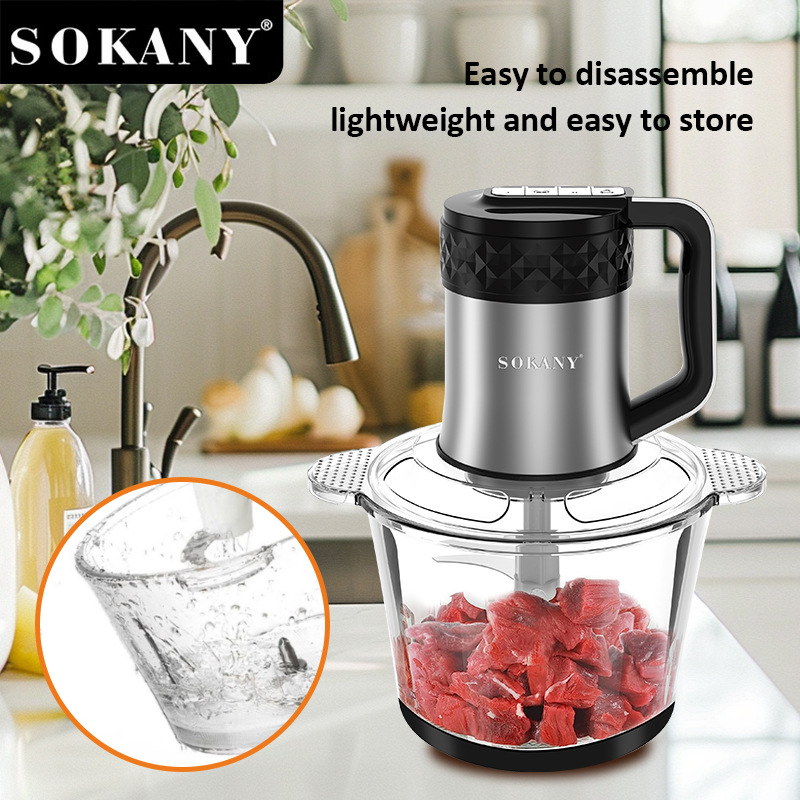 تصدير آلة تقطيع أطباق اللحم المصنوعة من الصلب غير القابل للصدأ من طراز Sokany06015 details Picture