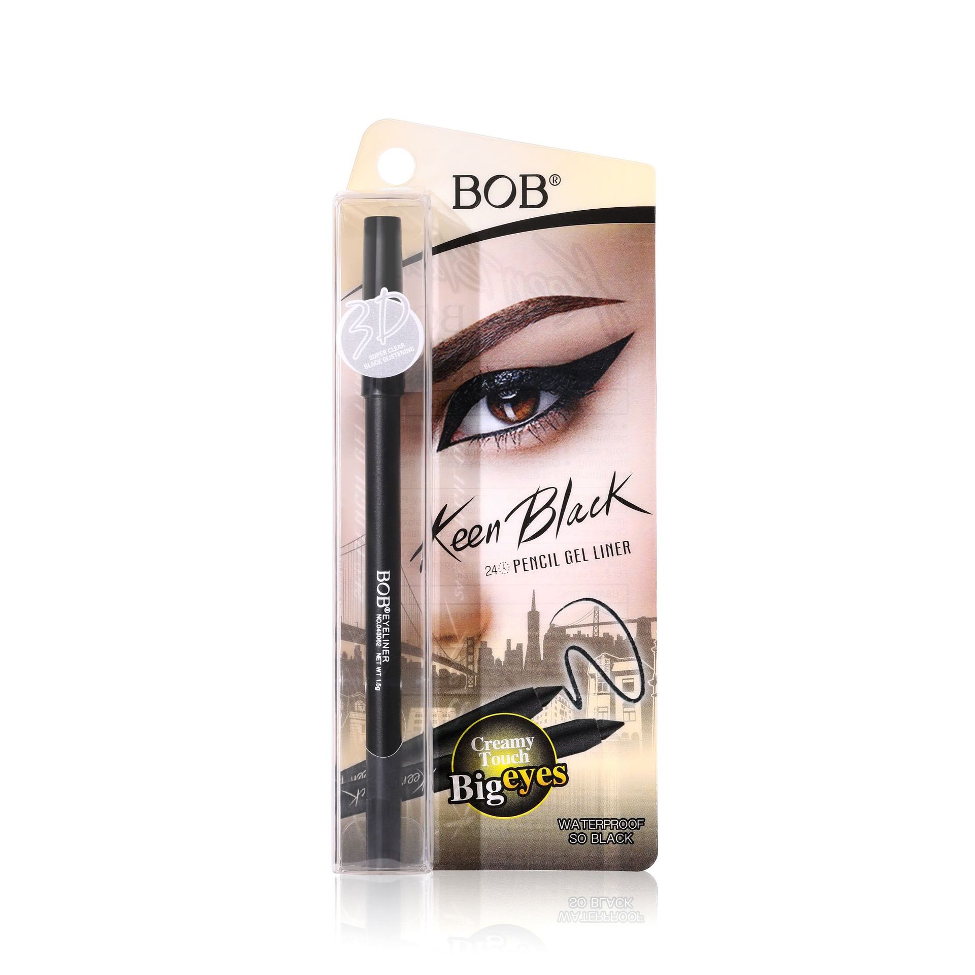 Cross-Border Bob Long-Lasting Black Eyeliner Gel Pen Is Waterproof, Does Not Smudge And Does Not Fade. It Is A Natural Color Eyeliner Pen For Beginners Item Picture