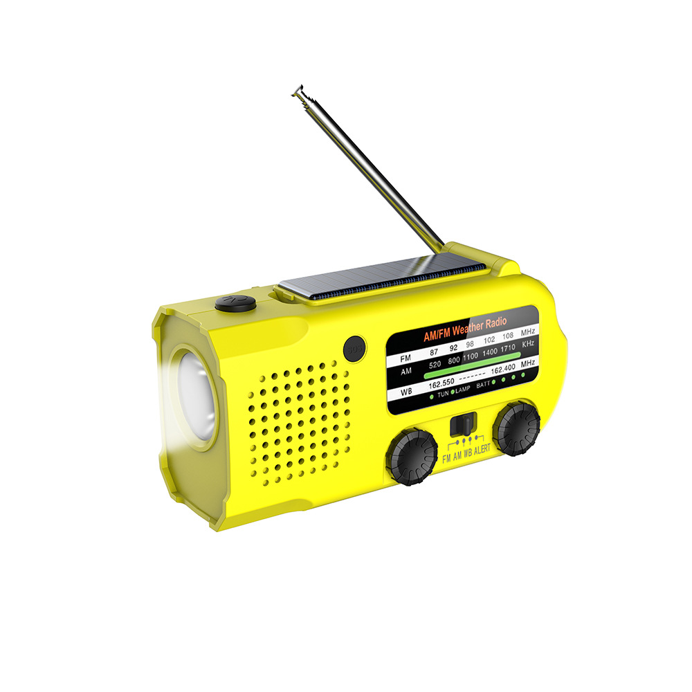 Hot-selling new products in 2021: outdoor radio, solar USb, mobile phone charging, camping lamp, hand-cranked emergency details Picture