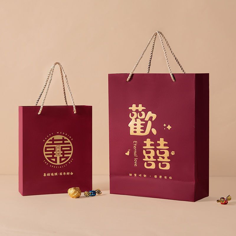 喜糖/喜糖盒礼品盒/喜糖盒/结婚喜糖网兜子/婚礼糖果盒细节图