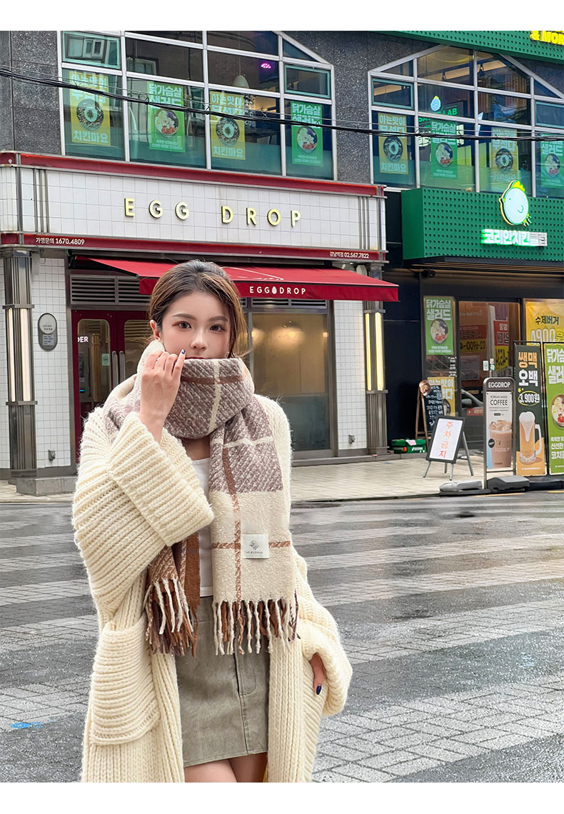 围巾女款冬季2025新款秋冬韩系氛围感情侣保暖学生高级感女士围脖详情5