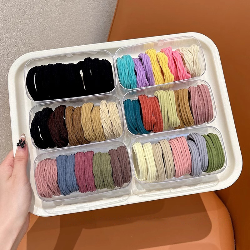 High-elasticity hair tie 2025 new style rubber band women's hair tie, hair band that doesn't strangle hair, durable hair tie and headwear details Picture