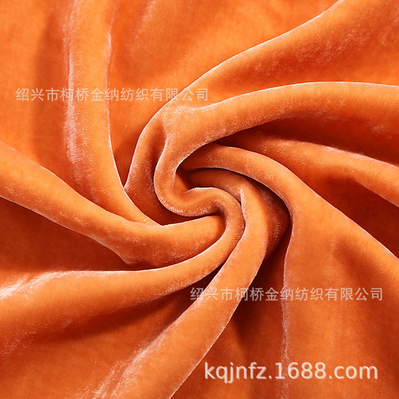 绒布辅料/印花金钻绒/金丝绒布/水晶超柔布/绒布细节图