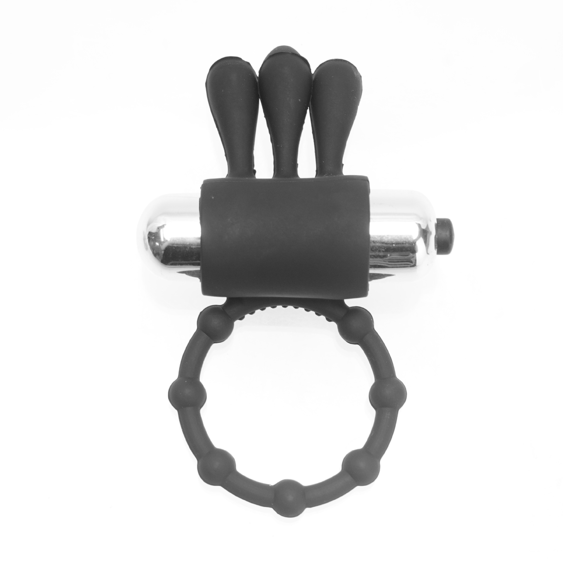 Adult sex toys: Cute Rabbit Lock Spirit Vibration Ring, male masturbation Lock spirit cover Specification drawing