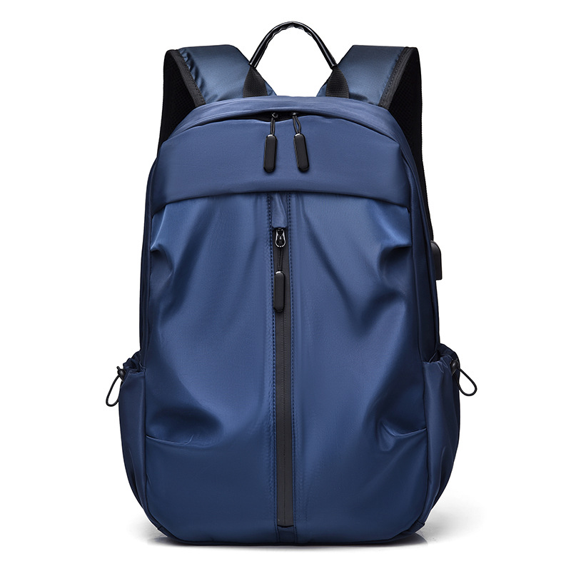 Cross-border large-capacity business backpack for men with logo printing, laptop backpack, casual student travel bag Item Picture
