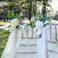 北欧户外婚庆布置椅背花装饰花束森系仿真花婚礼摄影道具椅背花图
