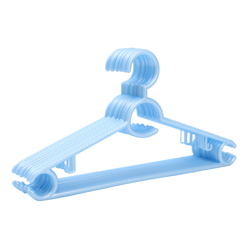 Clothes hangers seamless multi-functional thickened clothes hangers plastic household non-slip clothes hanging rack student dormitory drying clothes wholesale Item Picture