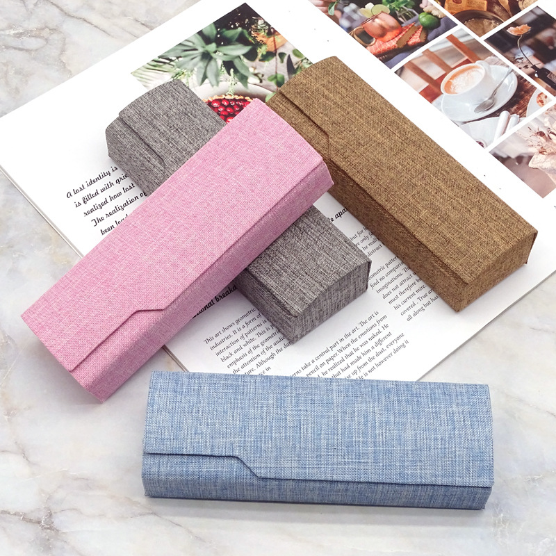 眼镜盒/折叠眼镜盒/眼镜链/老花镜折叠/眼睛袋细节图